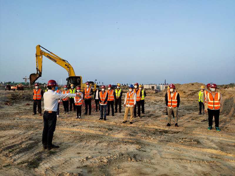 鏗鏘防疫，熱血復(fù)工 ——港灣工程海南分公司雙聯(lián)路項(xiàng)目正式復(fù)工