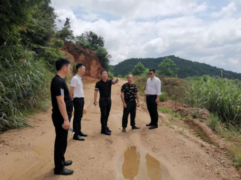 集團(tuán)董事長(zhǎng)、總裁劉裕一行蒞臨寧鄉(xiāng)港灣公司考察指導(dǎo)工作