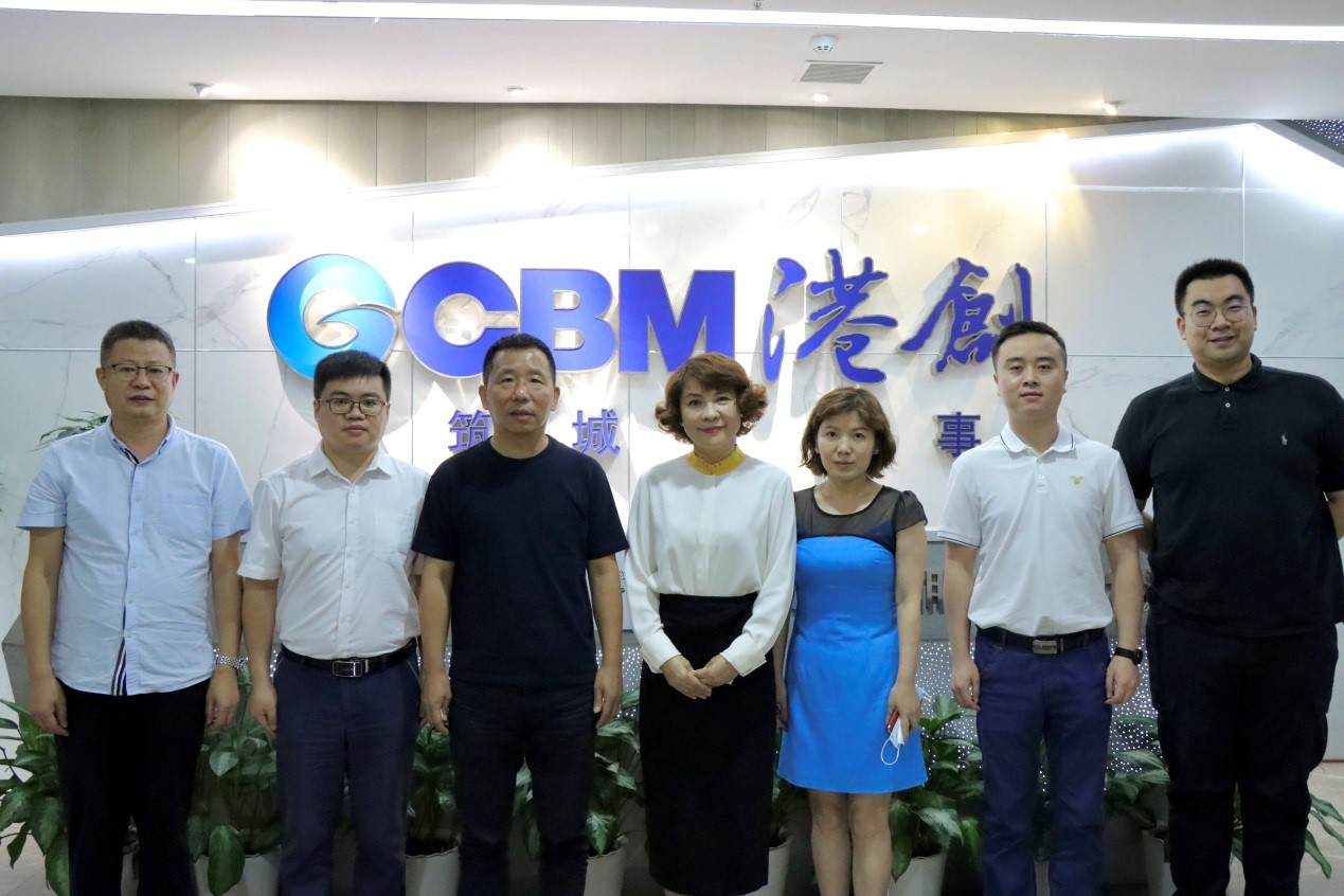 深圳市新材料行業(yè)協(xié)會秘書長李音一行蒞臨港創(chuàng)建材公司指導(dǎo)工作