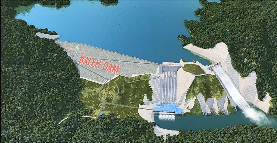 招港國際公司馬來西亞巴萊水電站2號料場爆破工程成功實施首次爆破